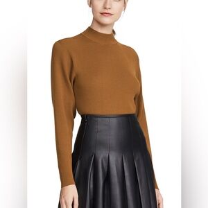 Edition10 Shopbop Gathered Back Mock neck Pullover
